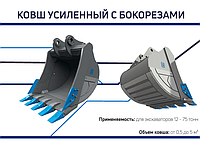 Ковш усиленный HD1 2м3