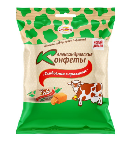 Конфеты Александровские "Сливочная с арахисом" 250г