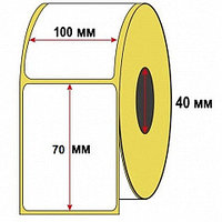 Термоэтикетка самоклеящаяся 100х70 1000шт (Этикет лента)