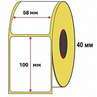 Термоэтикетка самоклеящаяся 58х100 (Этикет лента)