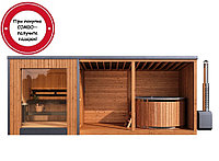 КОМПЛЕКС COMBO L6 (баня L2 + купель LIGHT 195 + терраса).