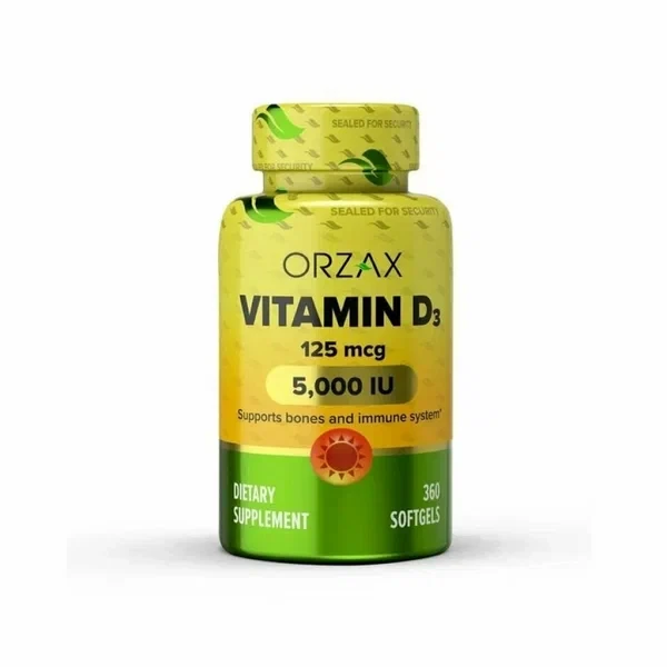 ORZAX Ocean Vitamin D3 5000 IU, фото 1