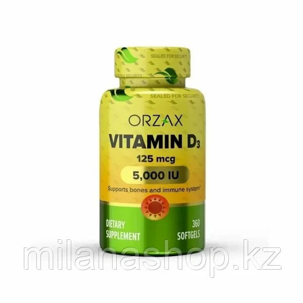 ORZAX Ocean Vitamin D3 5000 IU