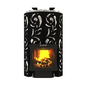 Дровяная банная печь Grill'D Violet Long Window Max.