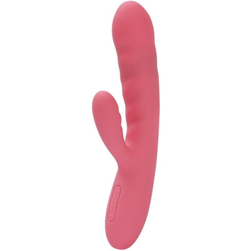Вибратор с двойной стимуляцией Avery розовый  от SVAKOM