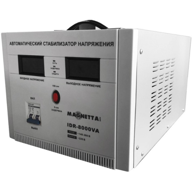 Magnetta, IDR-8000VA, Стабилизатор напряжения сервоприводный, напольный, фото 1