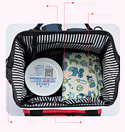 Рюкзак для мам, японский дизайн, цвет зеленый, фото 8