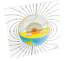 Модель Земли с сейсмическими волнами