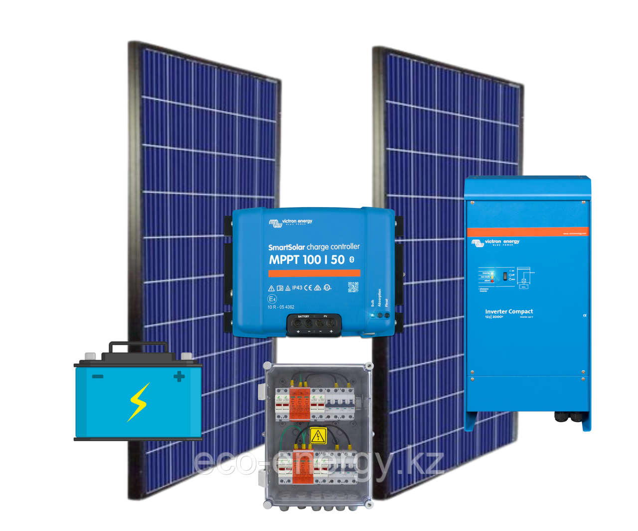 Гибридная солнечная станция 2,5 кВт*ч (мощность 520 Вт) 12 В