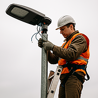 Светильник уличный консольный 150W 6500K IP65, фото 6