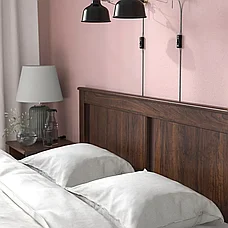 Кровать каркас СОНГЕСАНД коричневый 150х200 ИКЕА, IKEA, фото 6