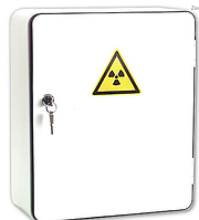 Стальной сейф для радиоактивных материалов