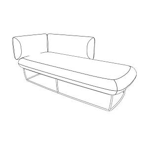 Кушетка правая