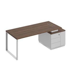 Стол руководителя на опорной тумбе (левый/правый)