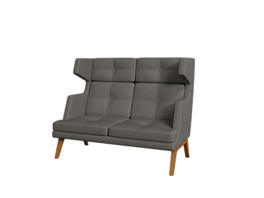 Диван 2-местный высокий