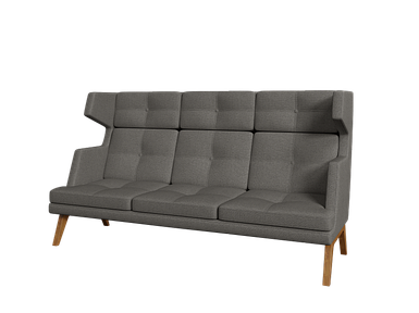 Диван 3-местный высокий