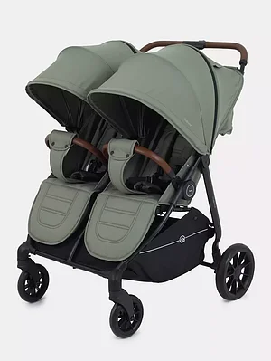 Коляска детская для близнецов RANT "Twinny" (Olive)