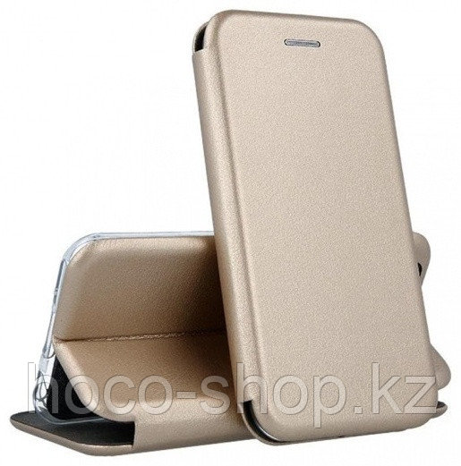 Чехол-книжка для Samsung A01 золотистая