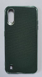 Чехол для Galaxy A01 хаки матерчатый