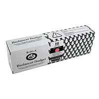 Скальпель Biolancet Budget №18 с защитным колпачком из углеродистой стали одноразовый стерильный