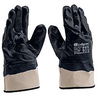 Трикотажные перчатки с обливом из бутадиен-нитрильного каучука СИБРТЕХ р.L 67833