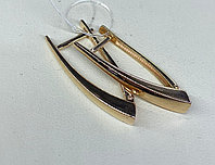 Серьги Crystal 367183 вес 4 г золото, без вставок