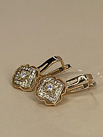 Серьги Crystal 8350041003006 вес 3.76 г золото, фианит