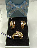 Crystal 21---727 вес 10.53 г золото, фианит