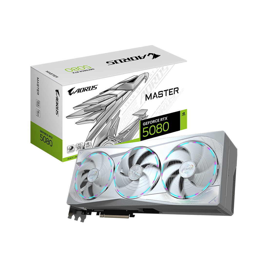 Видеокарта Gigabyte RTX5080 AORUS MASTER ICE 16G (GV-N5080AORUSM ICE-16GD)