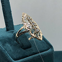 Estella кольцо золото России алтын жүзік алтын сақина размер 21.5 вес 2.75 г золото, фианит