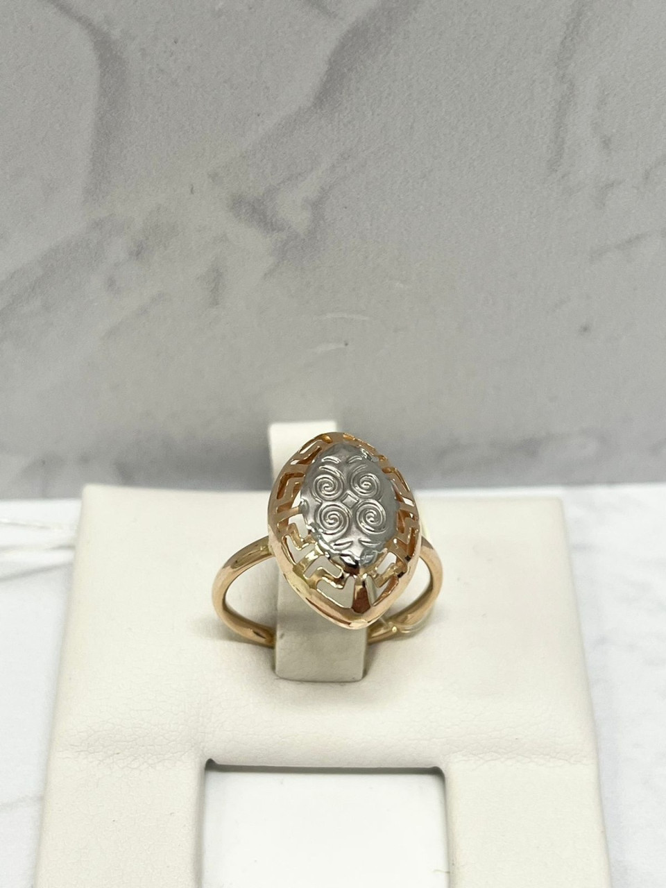 DiamonD 342789298 размер 18.5 вес 1.24 г золото, без вставок - фото 1 - id-p123671808