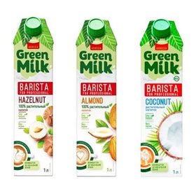 Три вида напитка на соевой основе