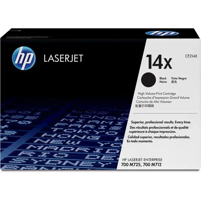 Картридж лазерный HP CF214X увеличенной емкости HP 14X LJ hесурс печати при заполнении 5% ( страниц ) 17500