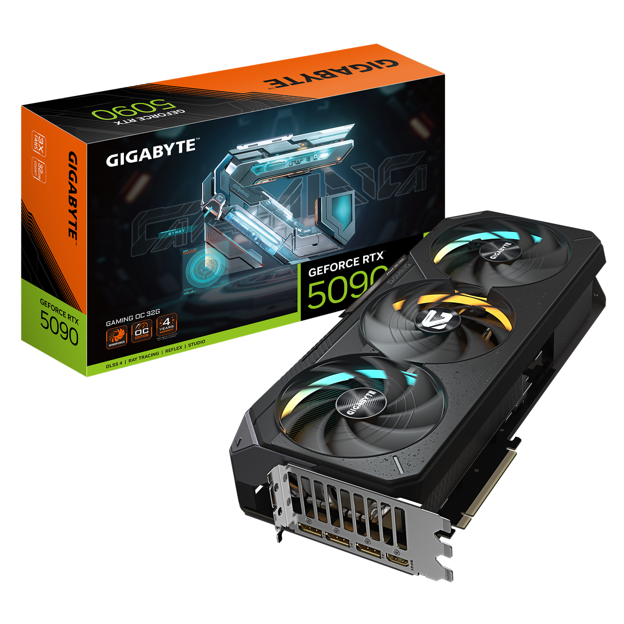 Видеокарта GIGABYTE GeForce RTX 5090 GAMING OC (GV-N5090GAMING OC-32GD), фото 1