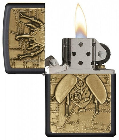 Zippo бензиновая зажигалка 29567 латунь, фото 3