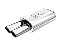 Прямоточный глушитель MagnaFlow 2Х2 с декор насадками