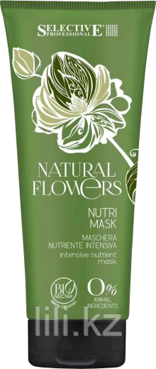 Питательная маска для восстановления волос Selective Professional Natural Flowers Nutri Mask 200 мл.