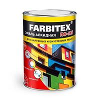 Эмаль FARBITEX ПФ-115 алкидная синяя 0,8кг