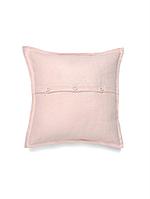 Подушка декоративная ВАСИЛИСА Клеверная дымка 45*45 1476 LL завязки лен гл/кр 176037