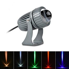 Сәулет шамы 220V. 10W. 3000K, 4000K, 6500K. Қызыл, Көк, Жасыл