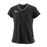 Купить Wilson футболка женская Team II V-Neck (black)