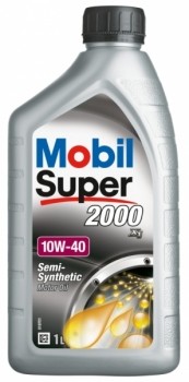 Полусинтетическое моторное масло MOBIL SUPER 2000 10W-40 1 литр