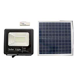 Светильник с солнечной батареей датчиком света  60 W