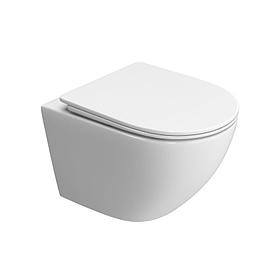 Унитаз подвесной BELBAGNO UNO-TOR 49см со смывом TORNADO