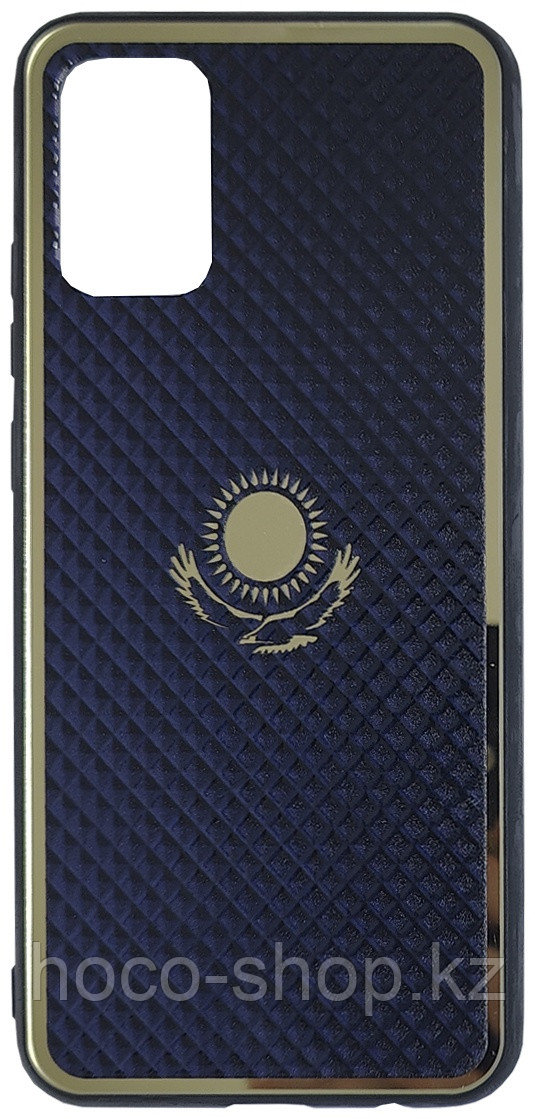 Чехол для Samsung Galaxy A02s синий пластиковый, фото 1