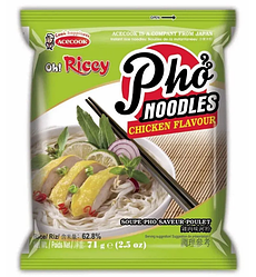 Лапша быстрого приготовления OH!RICEY "Фо Бо" со вкусом курицы ACECOOK, 71г