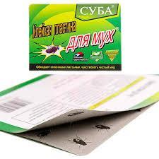 Клейкая пластина от мух Суба (1000 шт)