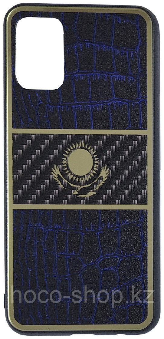 Чехол для Samsung Galaxy A02s синий пластиковый, фото 1