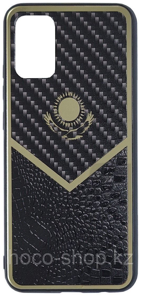 Чехол для Samsung Galaxy A02s черный пластиковый, фото 1