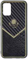 Чехол для Samsung Galaxy A02s черный пластиковый